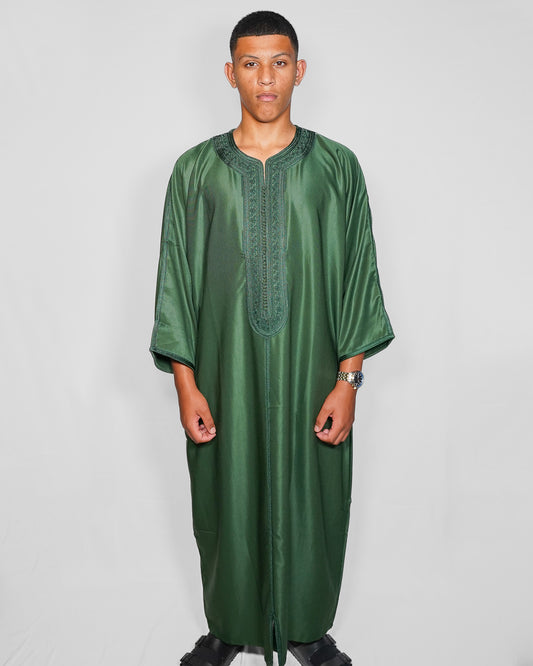 Green Moroccan Gandoura