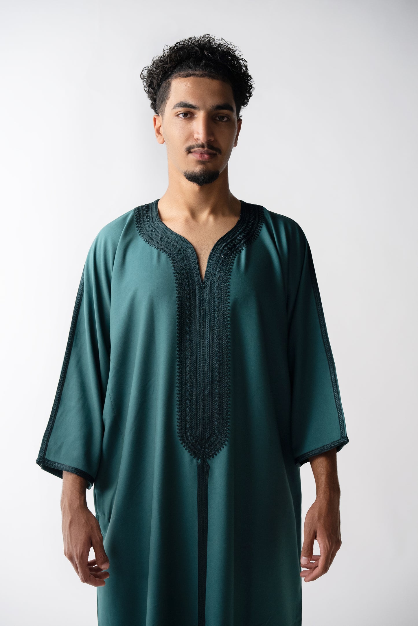 Bottle Green Moroccan Gandoura